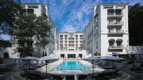 Fachada do Palácio Tangará, em São Paulo