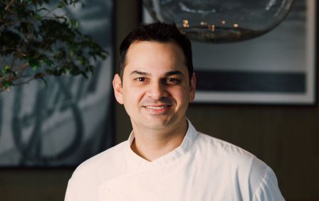 Retrato do chef Felipe Silva