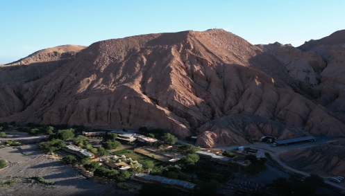 Vista aérea do Nayara Alto Atacama