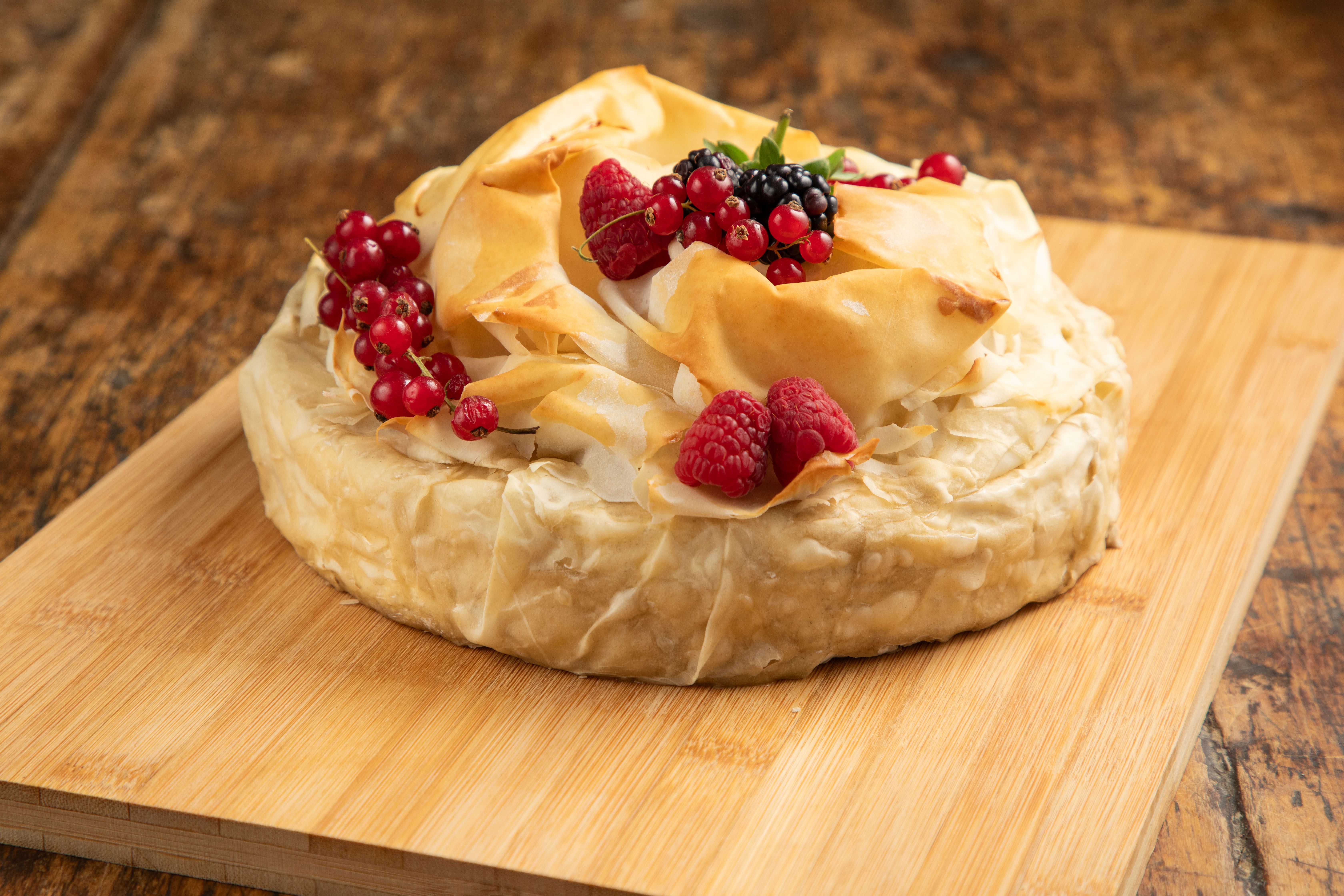 Brie com geleia de frutas silvestres é um dos sabores disponíveis de quiche do cardápio da "Quinchiki" • Ricardo D'angelo
