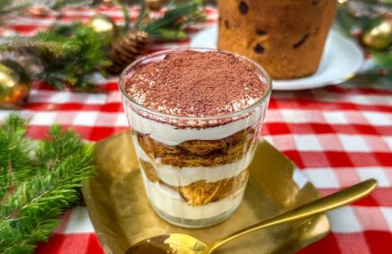 Aprenda a fazer um tiramisù de chocottone da chef Nana Fernandes, do Açucareiro da Nana