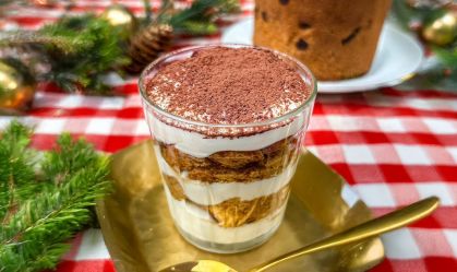 Chef Nana Fernandes ensina a preparar um Tiramisù de Panetone de Chocolate