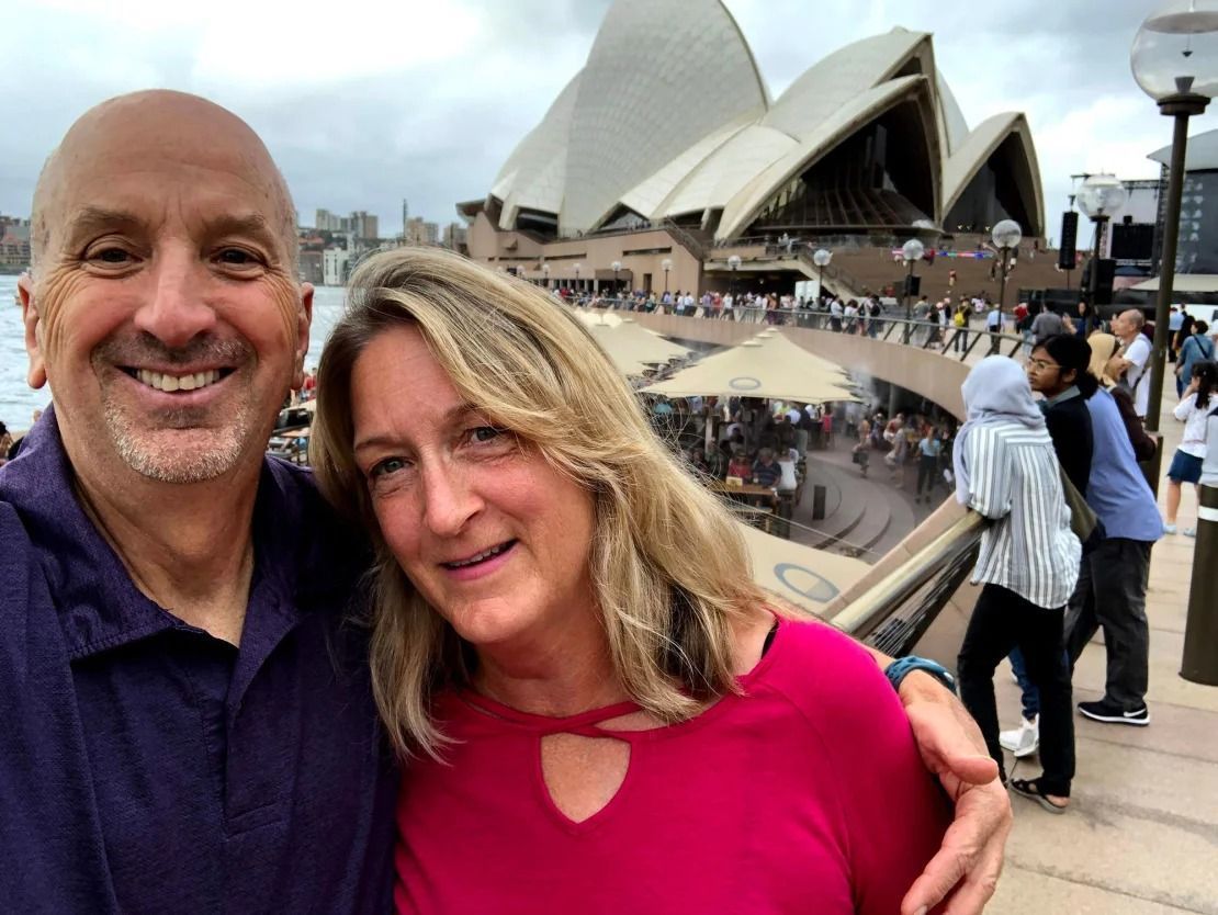 Kimberly Walker e seu marido, Mark