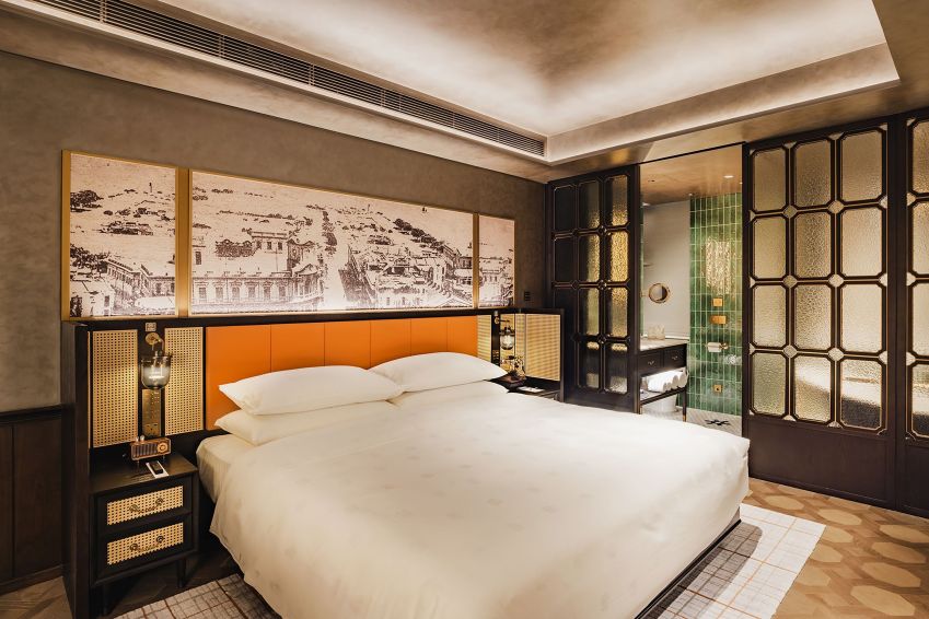 Os interiores dos quartos do hotel foram inspirados em diferentes épocas • Lek Hang Group