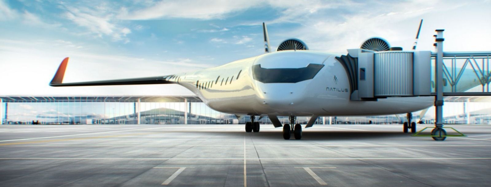 O avião foi projetado para se integrar à infraestrutura aeroportuária existente e se encaixar em qualquer lugar onde um Boeing 737 ou um Airbus A320 se encaixaria • Natilus