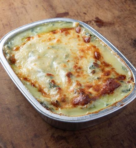 Cennelloni recheado com gorgonzola, bechamel e espinafre • Ricardo D'Angelo