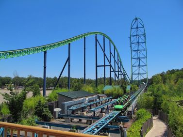 Montanha-russa Kingda Ka, no parque Six Flags Great Adventure, nos Estados Unidos