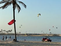 Lagoa do Cauípe, na Praia do Cumbuco, no Ceará