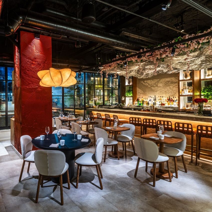 Ambiente do Mita, restaurante latino-americano com uma estrela Michelin em Washington, D.C. • Rey Lopez