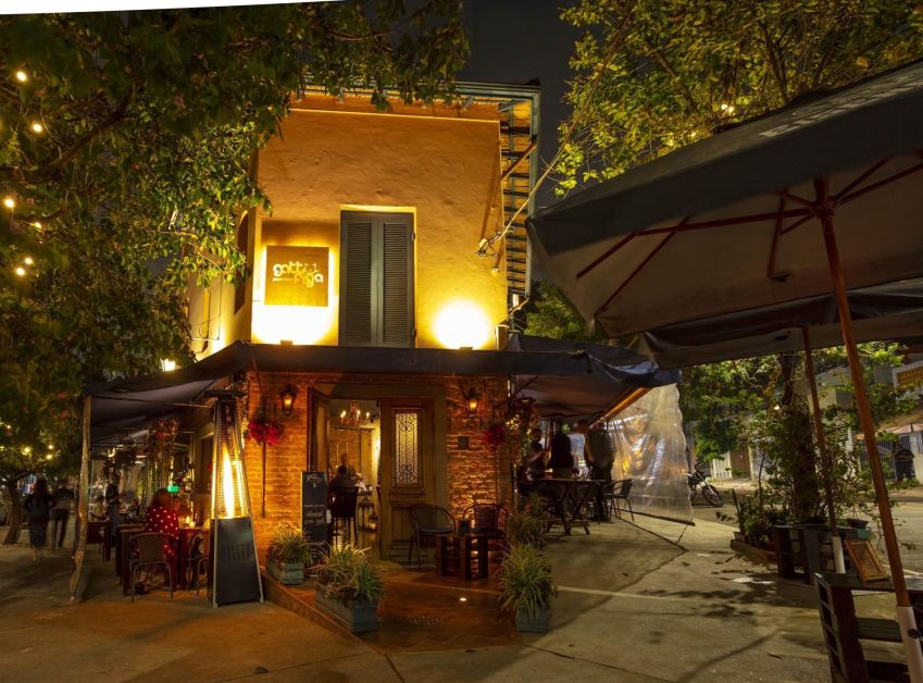 Ambiente externo Gatto Figa • Divulgação