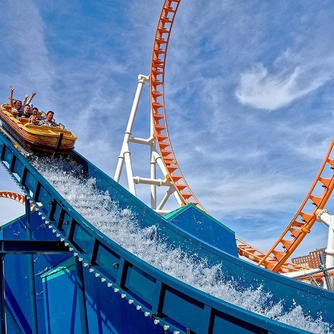 Luna Park é um parque de diversões com cara de antigamente • Divulgação/Luna Park