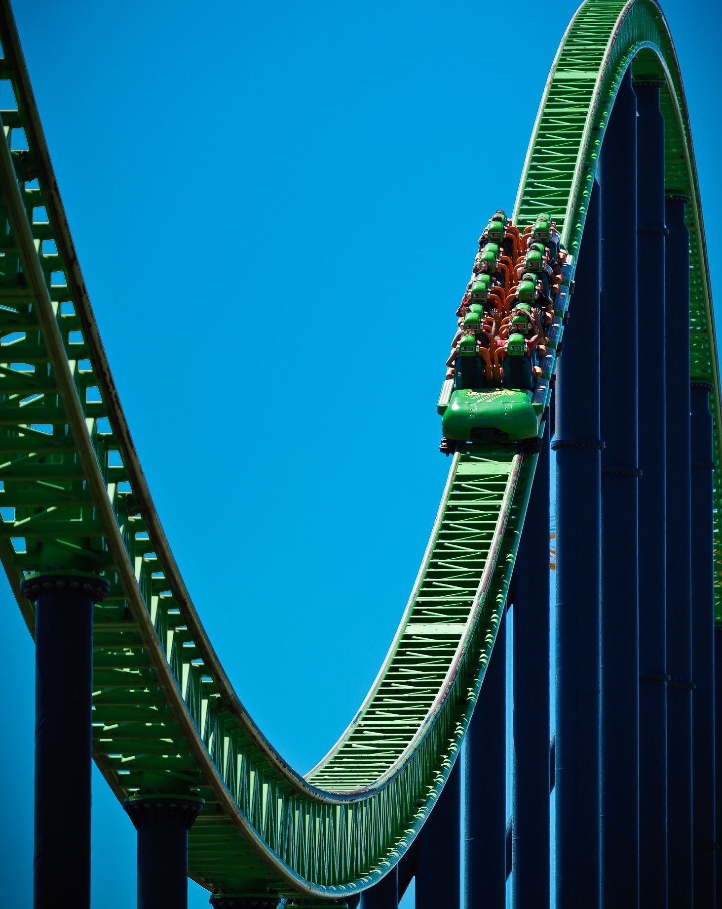 Kingda Ka também já foi a montanha-russa mais rápida do mundo, título perdido em 2010 • Knight725/Fickr