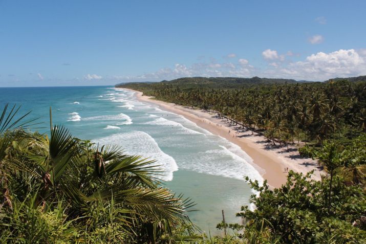 Praia de Itacarezinho, em Itacaré, na Bahia • Marinelson Almeida/Flickr