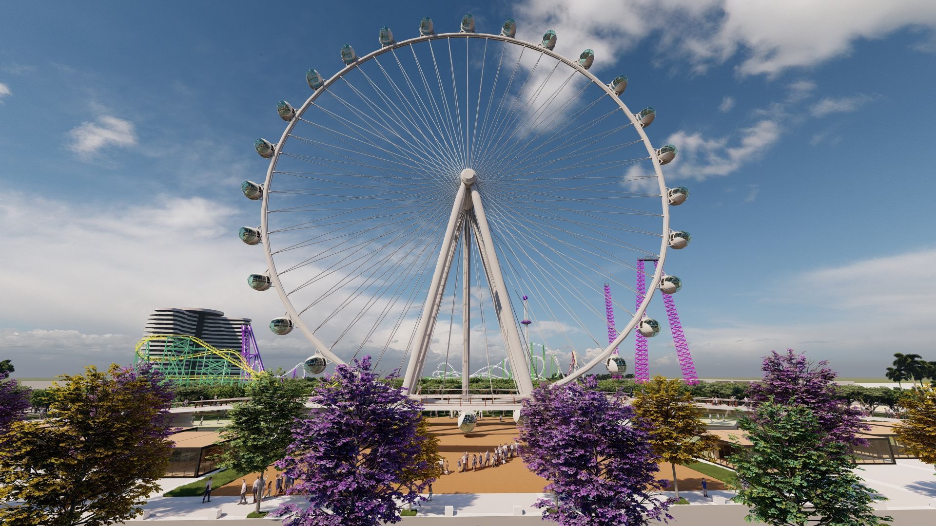 Projeto de roda-gigante no Polo Turístico Cabo Branco