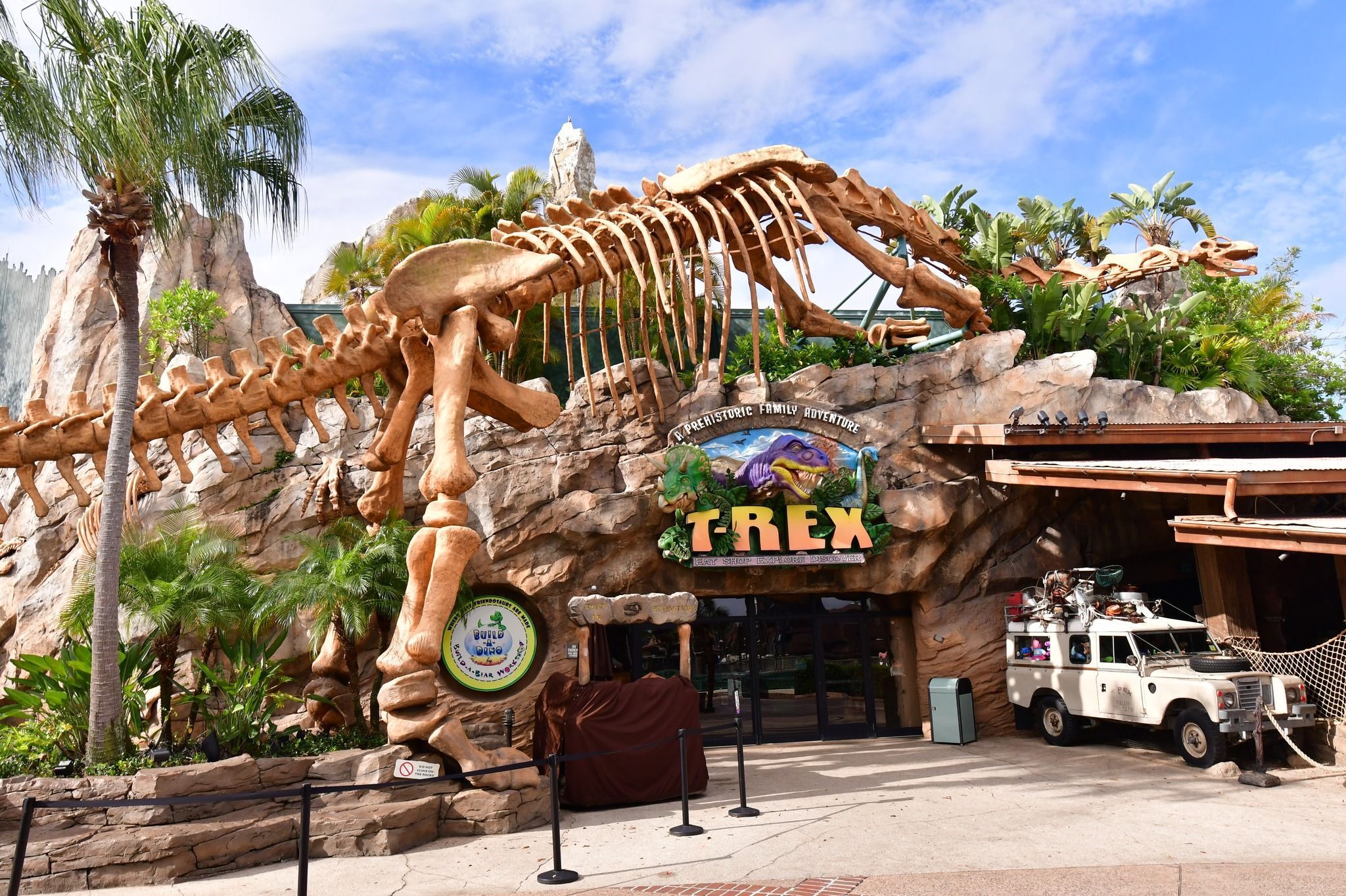 Restaurante é um convite para a Era dos Dinossauros