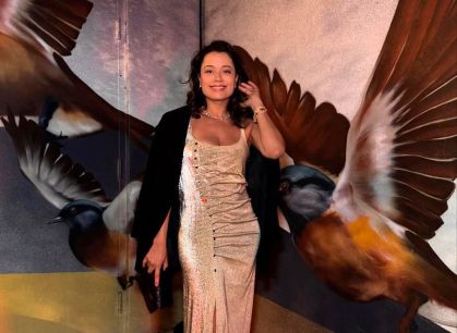 Daniela Filomeno no restaurante italiano Sparrow Italia, em Miami