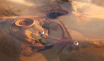 Conheça a obra de arte monumental que ficará no deserto da Arábia Saudita