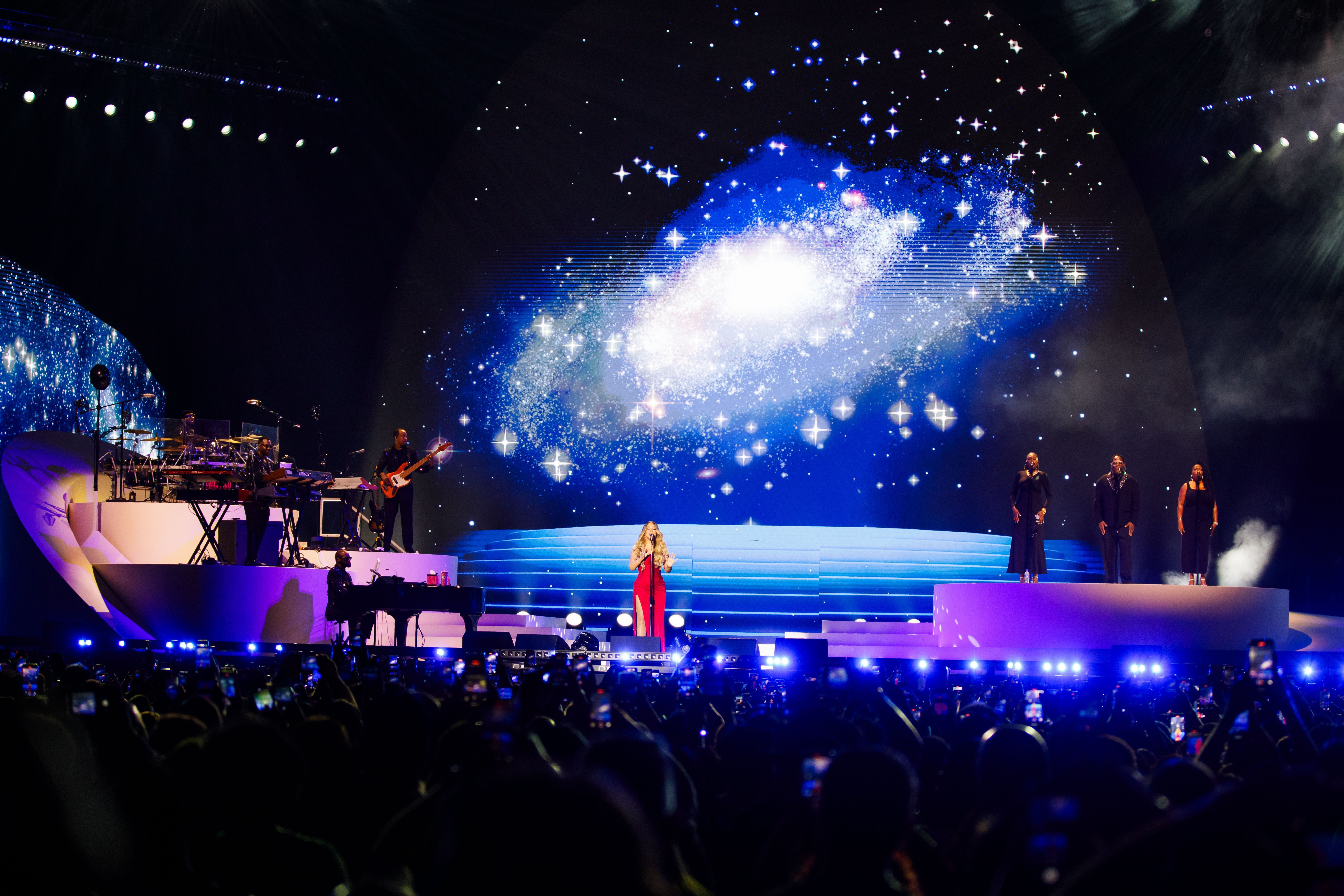 Show de Mariah Carey no Allianz Parque, em São Paulo, em setembro de 2024 • Mauricio Santana/Getty Images