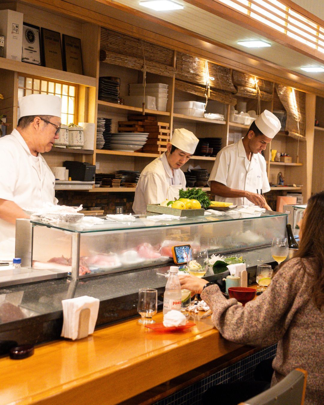 Shin-Zushi é um tradicional restaurante de gastronomia japonesa no bairro Paraíso, em São Paulo • Reprodução/Instagram