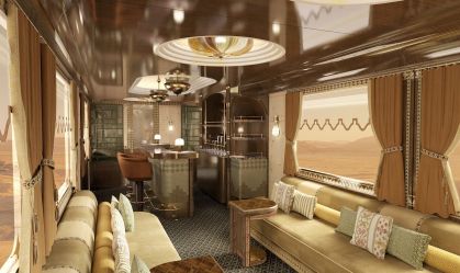 Saiba como será a primeira viagem de trem de luxo do Oriente Médio