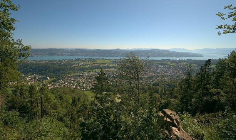 Vista da Trilha dos Planetas, em Zurique • Wikimedia commons