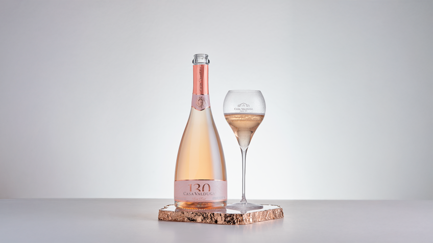 Garrafa 130 Rosé • Acervo Famiglia Valduga
