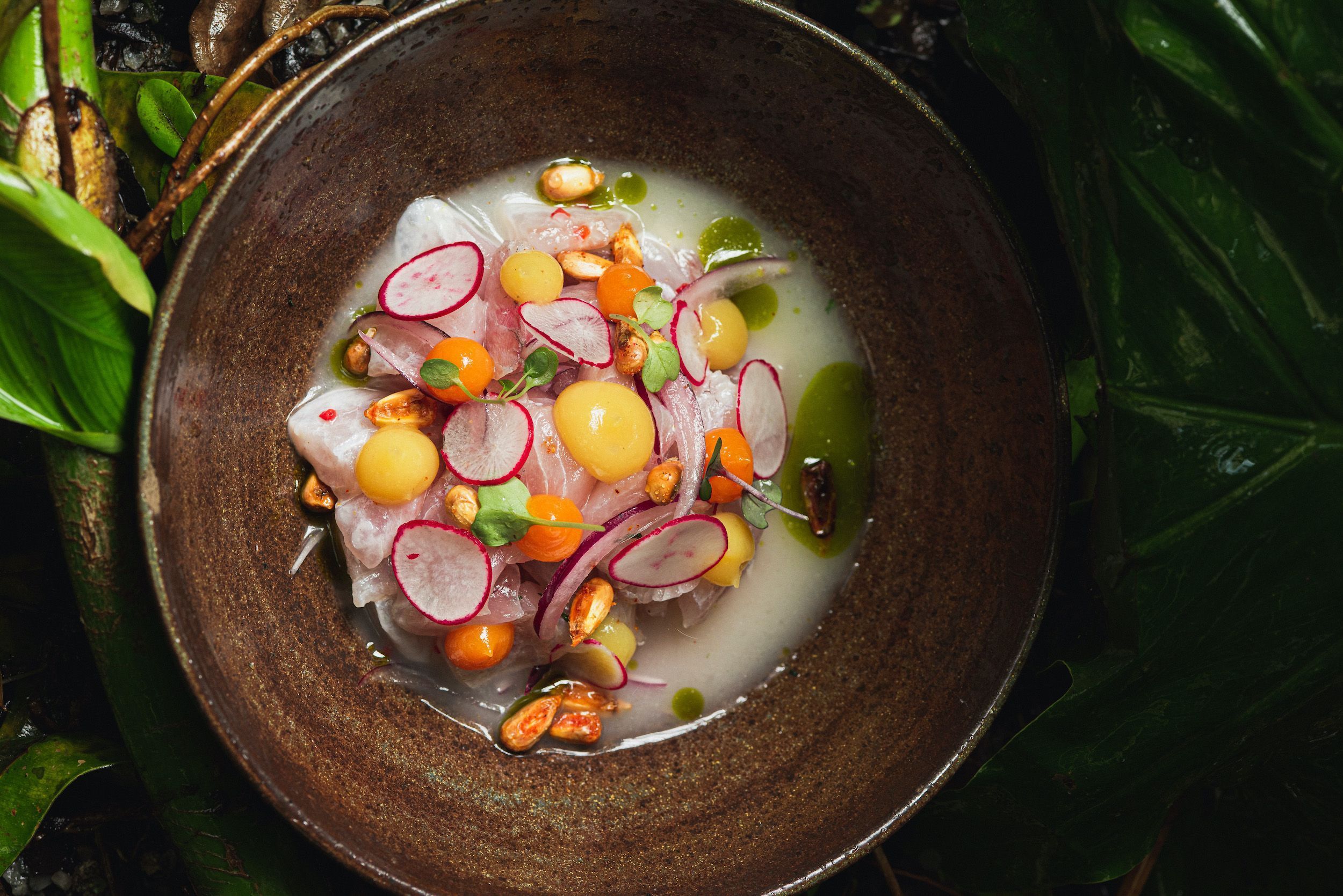 Ceviche clássico do restaurante Amazo Peruano, em São Paulo