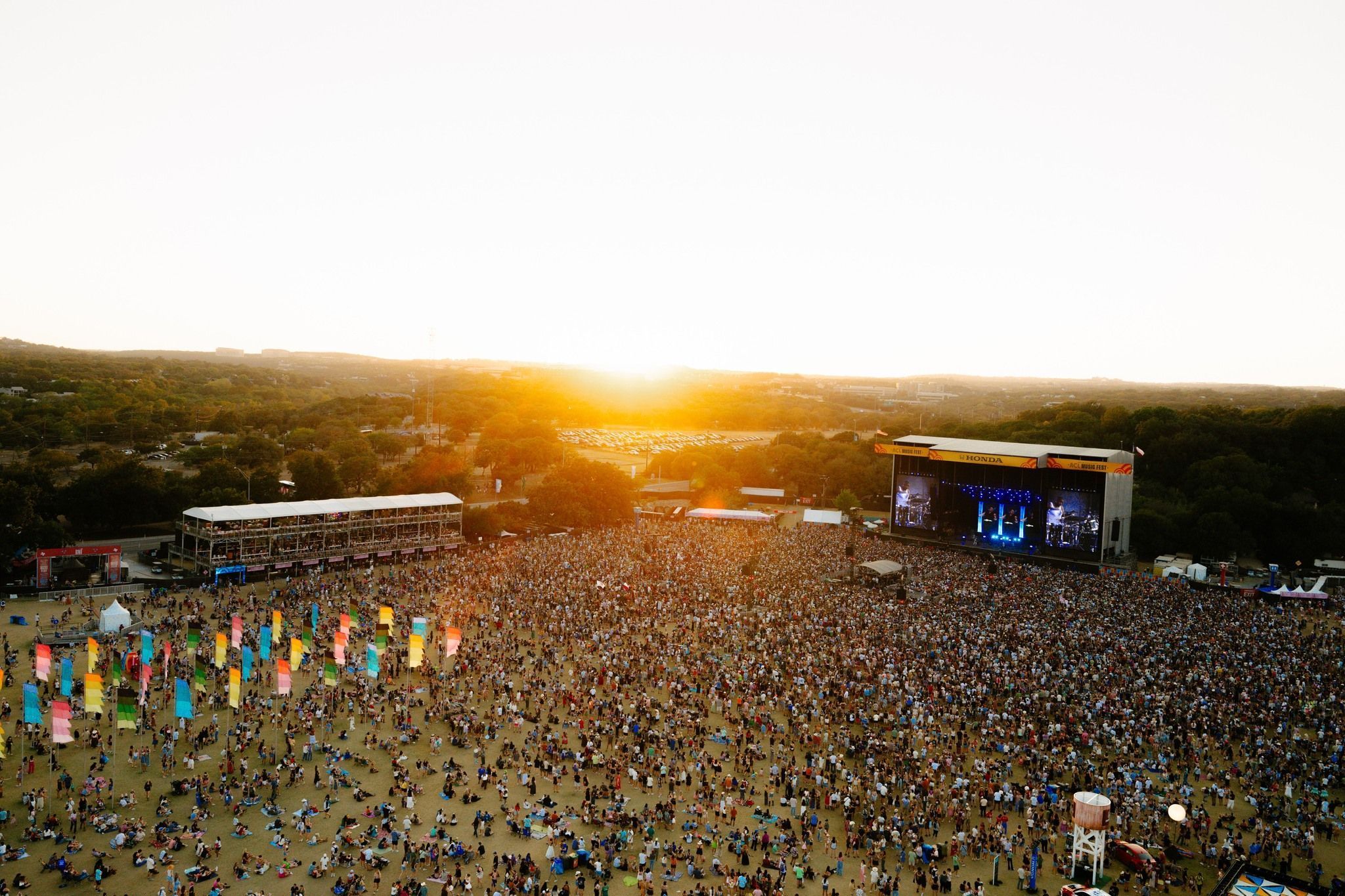 Icônico festival de música de Austin, Austin City Limits Music acontece todos os anos no Zilker Park • Reprodução Facebook