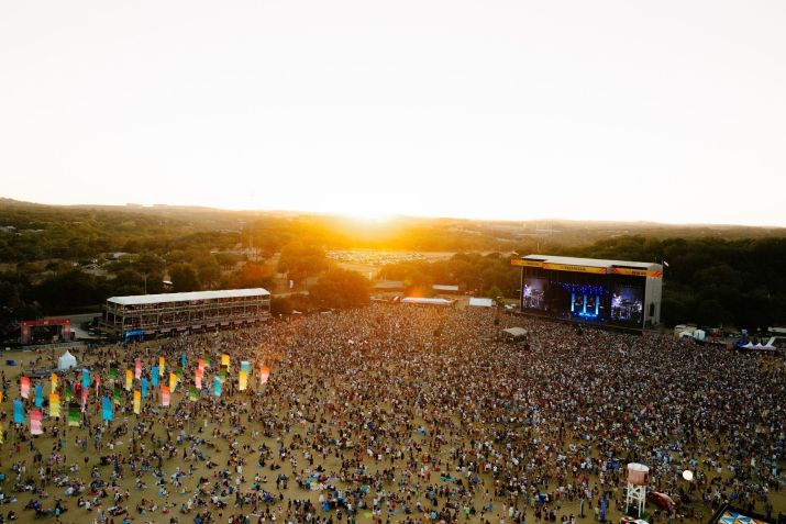 Icônico festival de música de Austin, Austin City Limits Music acontece todos os anos no Zilker Park • Reprodução Facebook