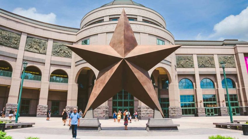 Entrada do Bullock Texas State History Museum • Divulgação/Bullock Texas State History Museum