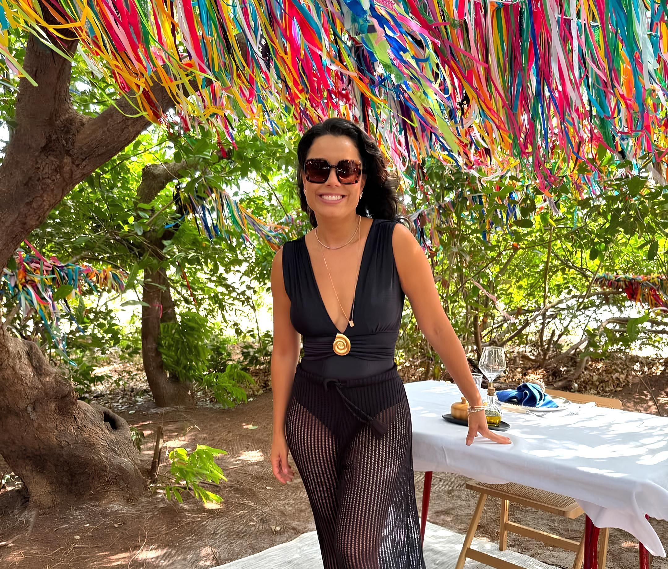 Daniela Filomeno na Casa Oiá, em Santo Amaro do Maranhão