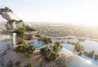 Ilha no céu? Dubai terá resort com piscinas termais e jardim suspenso