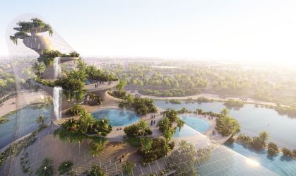 Ilha no céu? Dubai terá resort com piscinas termais e jardim suspenso