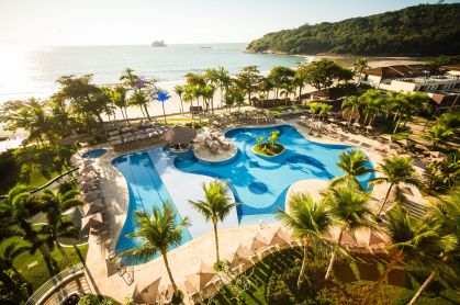 Piscina do Hotel Jequitimar, no Guarujá