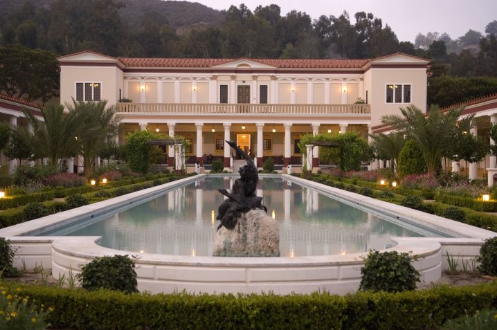 Getty Villa está temporariamente fechado • Robert Landau/Getty Images