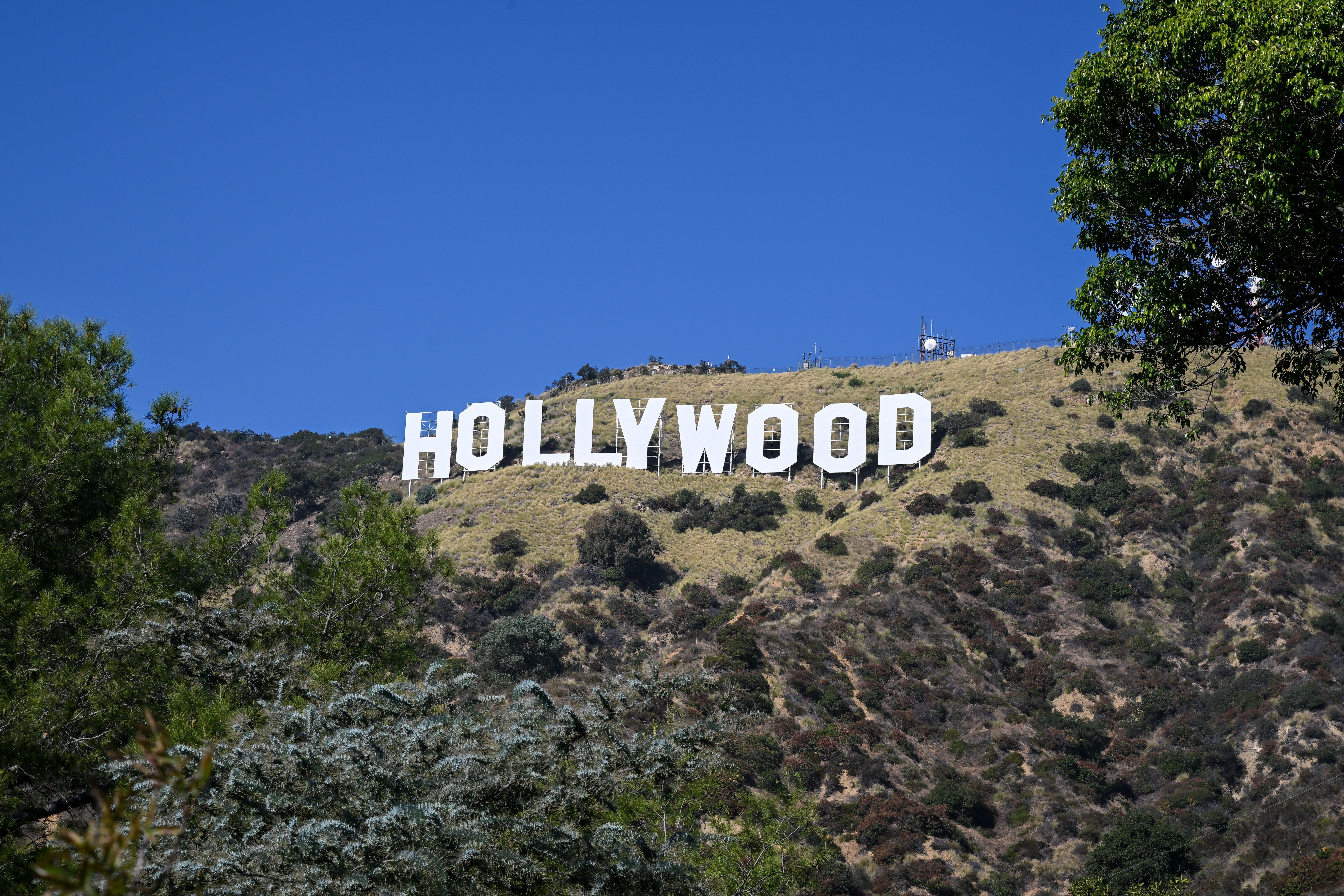 Letreiro de Hollywood, na Califórnia • Tayfun Coskun/Anadolu via Getty Images