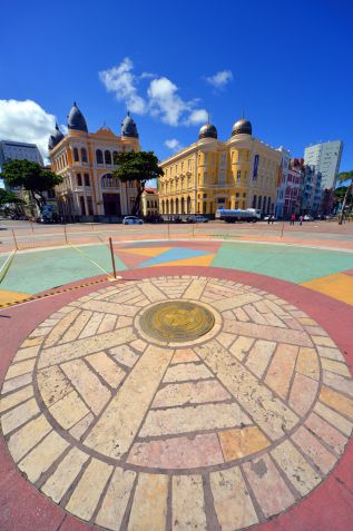 Praça do Marco Zero, em Recife, ficou em quinto lugar no ranking • mtcurado/Getty Images