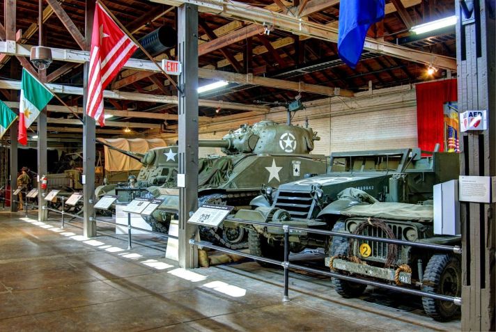 Museu das Forças Militares do Texas fica na base militar Camp Mabry • Divulgação/Museu das Forças Militares do Texas