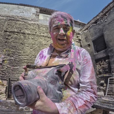 Lauro visitou a Índia apenas 45 dias após tirar um rim • Arquivo pessoal/Lauro Andrade