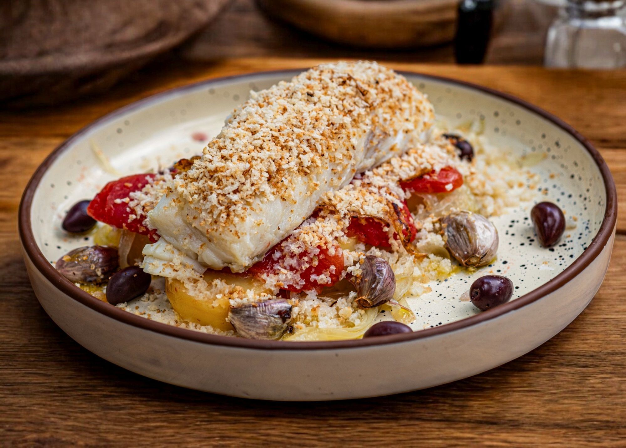 Bacalhau gratinado é uma das sugestões do menu do Imma para a Páscoa • Gabriel Villas Boas