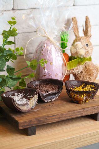 Ovos de casca recheada da Alquimia são sem trigo, sem leite (livre de lactose e caseína) e sem açúcar refinado • Divulgação