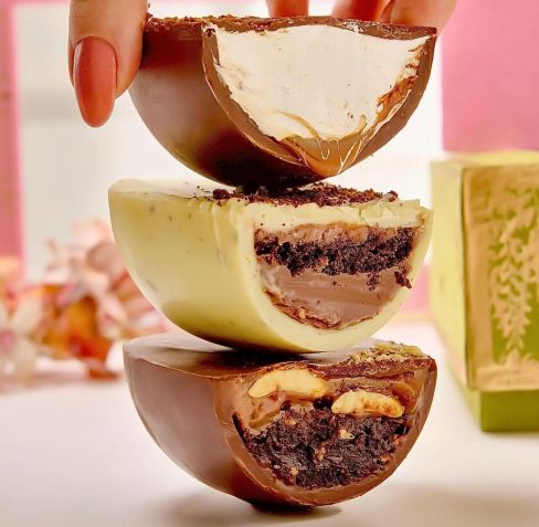 Trio de ovos da Isabela Akkari é a novidade do menu de Páscoa de 2025 • Reprodução Instagram