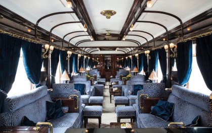 Piano Bar do trem Venice Simplon-Orient-Express