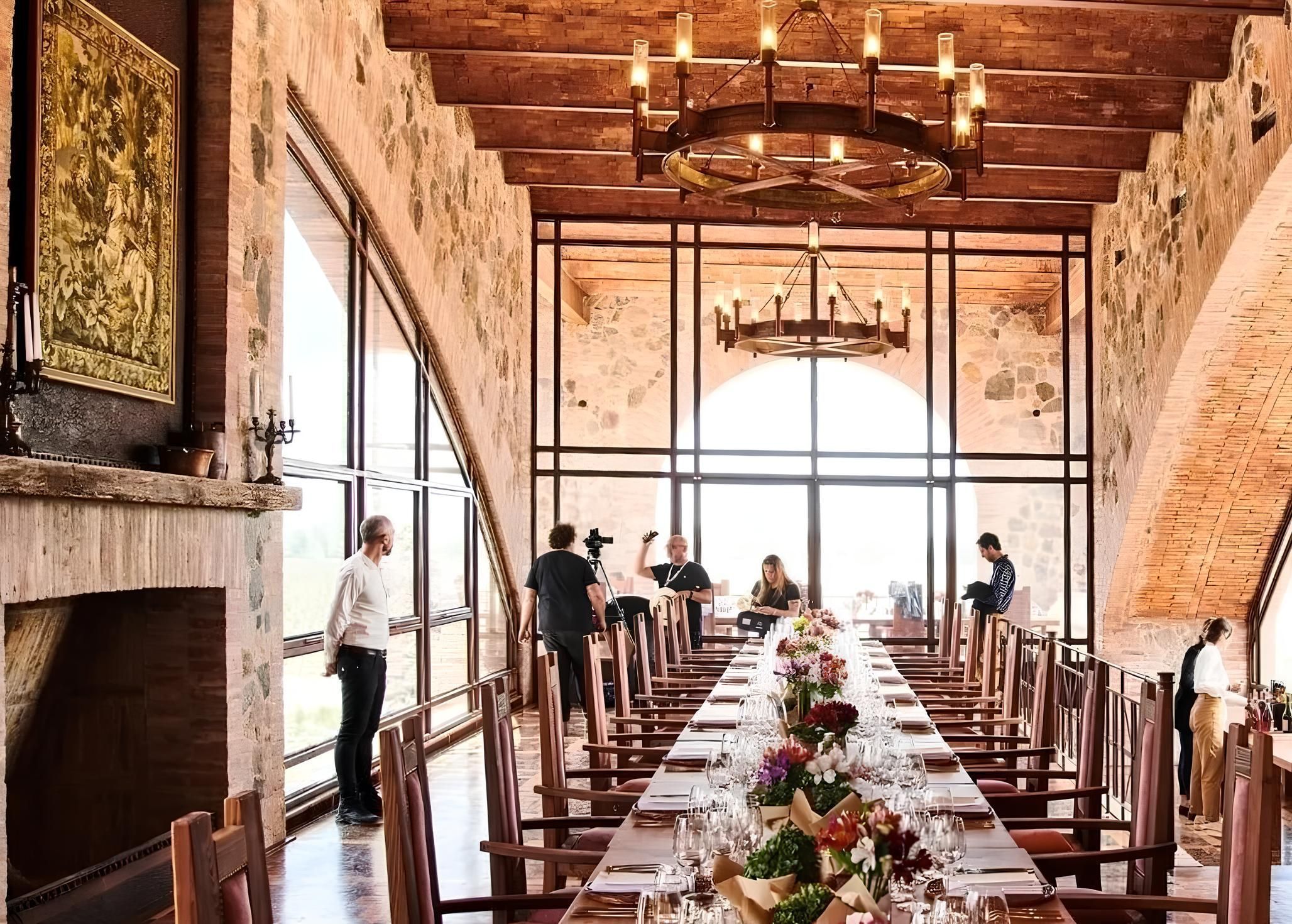 Salão do Angélica Cocina Maestra, em Mendoza, que recebeu a primeira estrela Michelin