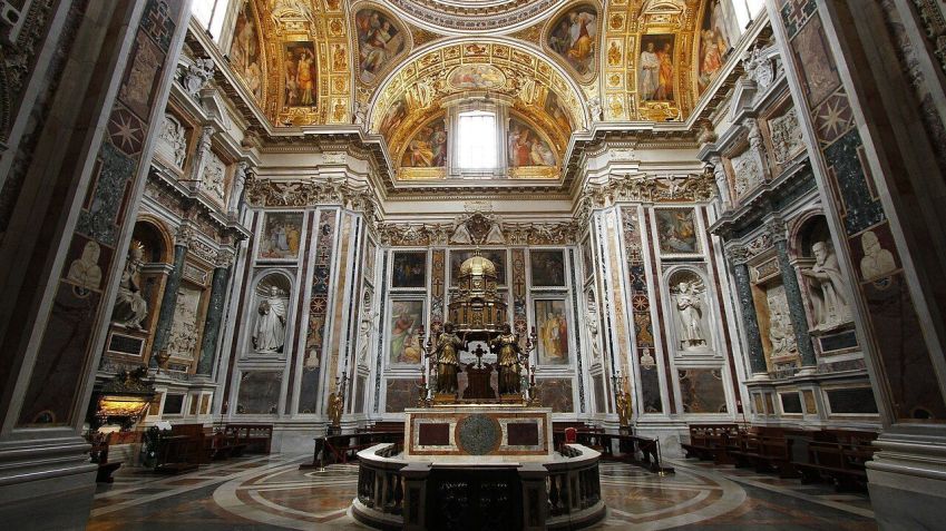 Capela Sistina da Basílica Santa Maria Maggiore foi encomendada pelo pelo Papa Sisto entre 1585 e 1587 • Wikimedia Commons