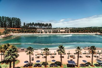 Exterior do Boa Vista Surf Lodge, em Porto Feliz