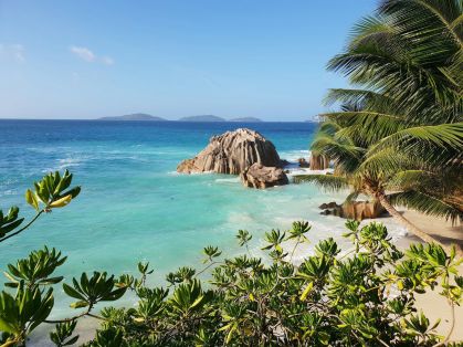 La Digue, nas Ilhas Seychelles