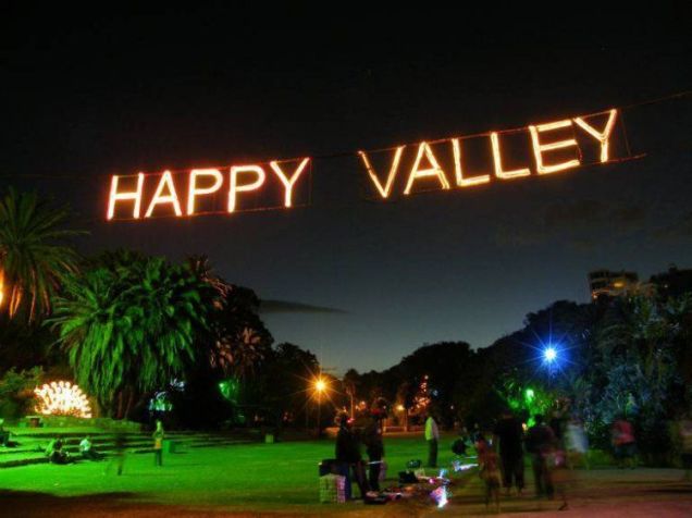 Happy Valley tem programação noturna com luzes • Divulgação/Nelson Mandela Bay Tourism