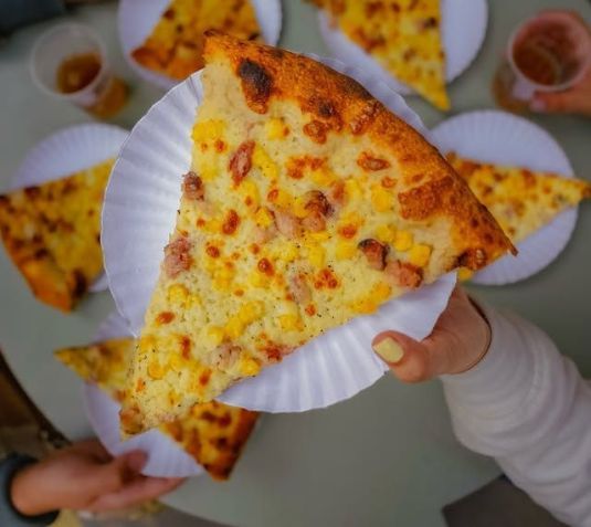 Pizza de milho da Paul's Boutique Pizza • Instagram/Paul's Boutique Pizza