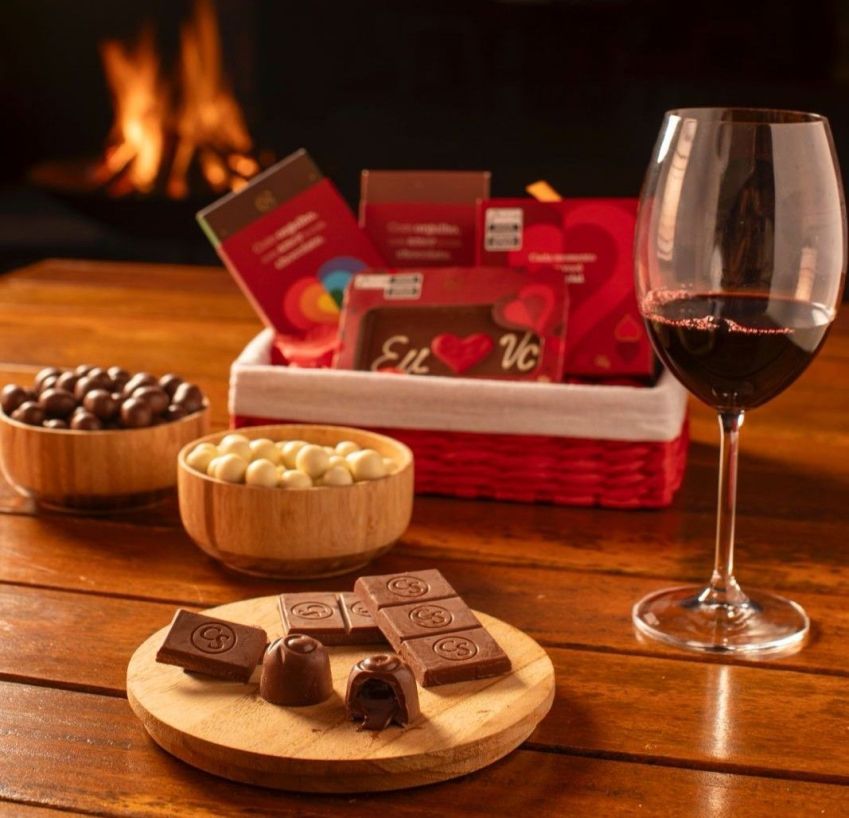 Resort propicia harmonização entre vinhos e chocolate • Divulgação